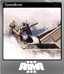 Series 1 - Card 7 of 8 - Speedboat