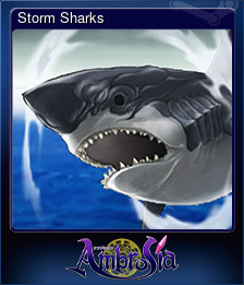 Series 1 - Card 3 of 8 - Storm Sharks