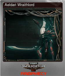 Series 1 - Card 6 of 6 - Aeldari Wraithlord
