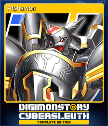 Series 1 - Card 12 of 15 - Alphamon