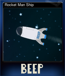 Series 1 - Card 1 of 5 - Rocket Man Ship
