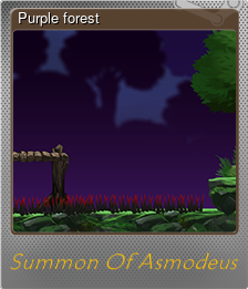 Series 1 - Card 6 of 6 - Purple forest