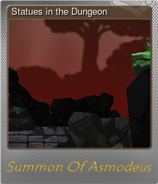 Series 1 - Card 5 of 6 - Statues in the Dungeon
