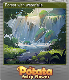 Series 1 - Card 2 of 6 - Forest with waterfalls