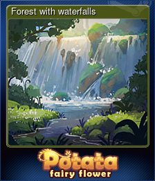 Series 1 - Card 2 of 6 - Forest with waterfalls