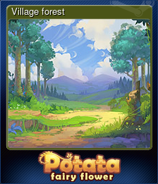 Series 1 - Card 4 of 6 - Village forest
