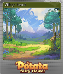 Series 1 - Card 4 of 6 - Village forest