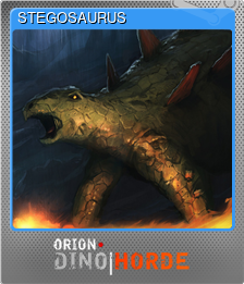 Series 1 - Card 6 of 12 - STEGOSAURUS