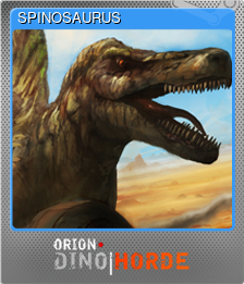 Series 1 - Card 4 of 12 - SPINOSAURUS