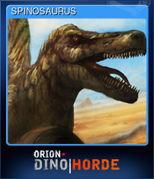 Series 1 - Card 4 of 12 - SPINOSAURUS