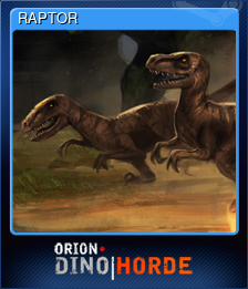 Series 1 - Card 11 of 12 - RAPTOR