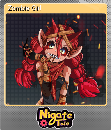 Series 1 - Card 2 of 9 - Zombie Girl
