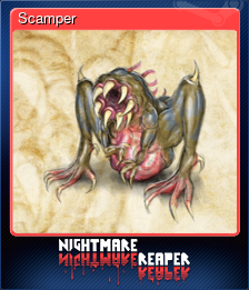 Series 1 - Card 7 of 8 - Scamper