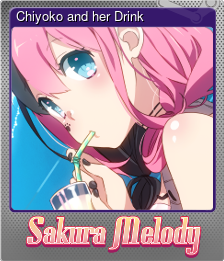 Series 1 - Card 3 of 6 - Chiyoko and her Drink