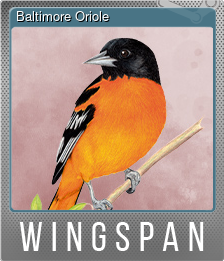 Series 1 - Card 2 of 10 - Baltimore Oriole