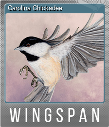 Series 1 - Card 4 of 10 - Carolina Chickadee