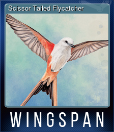 Series 1 - Card 9 of 10 - Scissor Tailed Flycatcher