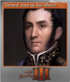 Series 1 - Card 8 of 9 - General José de San Martín