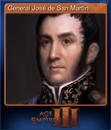 Series 1 - Card 8 of 9 - General José de San Martín