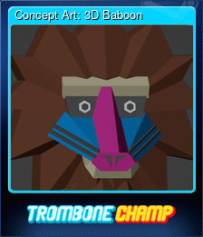 Series 1 - Card 1 of 9 - Concept Art: 3D Baboon