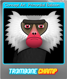 Series 1 - Card 5 of 9 - Concept Art: Primordial Baboon