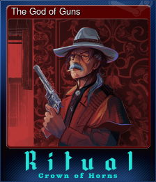 Series 1 - Card 4 of 7 - The God of Guns