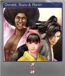 Series 1 - Card 2 of 8 - Donald, Suzu & Ronin