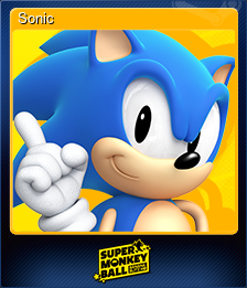 Series 1 - Card 7 of 7 - Sonic