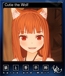 Series 1 - Card 10 of 10 - Cutie the Wolf