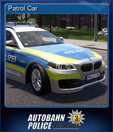 Series 1 - Card 1 of 5 - Patrol Car