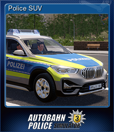 Series 1 - Card 3 of 5 - Police SUV