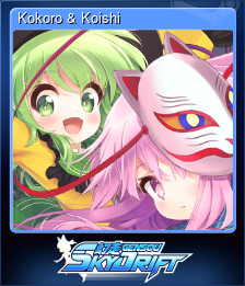 Series 1 - Card 2 of 10 - Kokoro & Koishi