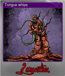 Series 1 - Card 4 of 10 - Tongue whips