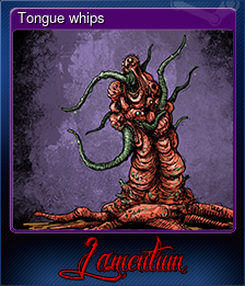 Series 1 - Card 4 of 10 - Tongue whips