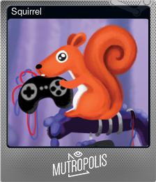 Series 1 - Card 8 of 8 - Squirrel