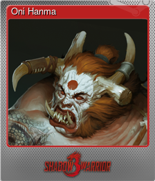 Series 1 - Card 2 of 10 - Oni Hanma