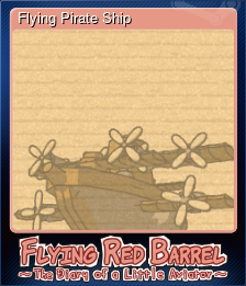 Series 1 - Card 9 of 10 - Flying Pirate Ship