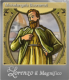 Series 1 - Card 8 of 10 - Michelangelo Buonarroti