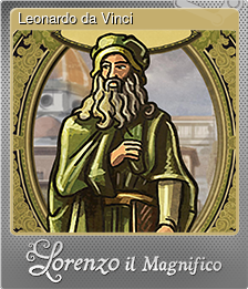 Series 1 - Card 5 of 10 - Leonardo da Vinci