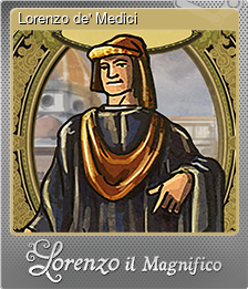 Series 1 - Card 7 of 10 - Lorenzo de' Medici