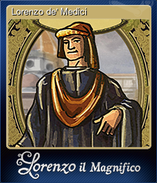 Series 1 - Card 7 of 10 - Lorenzo de' Medici