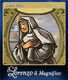 Series 1 - Card 10 of 10 - Saint Rita