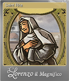 Series 1 - Card 10 of 10 - Saint Rita