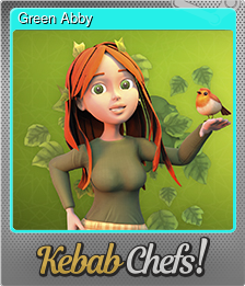 Series 1 - Card 5 of 8 - Green Abby