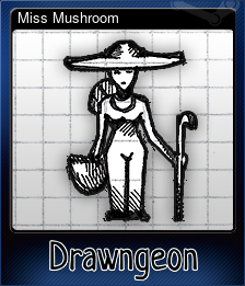 Series 1 - Card 2 of 5 - Miss Mushroom