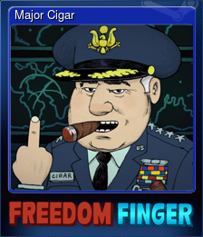 Series 1 - Card 1 of 5 - Major Cigar