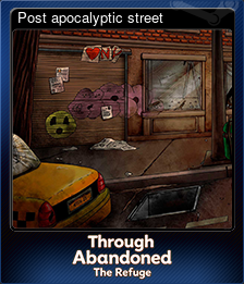 Series 1 - Card 4 of 6 - Post apocalyptic street