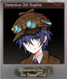 Series 1 - Card 1 of 5 - Detective Girl Sophie