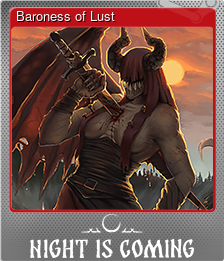 Series 1 - Card 2 of 10 - Baroness of Lust
