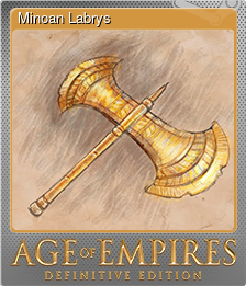 Series 1 - Card 1 of 9 - Minoan Labrys